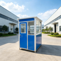 Cabine de sécurité portable |   Kiosque de Garde Extérieur Étanche Préfabriqué pour Bureau Temporaire ou Mini-Maison