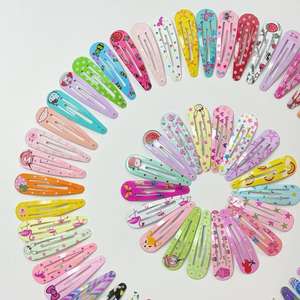 ที่หนีบผมโลหะสำหรับเด็กทรงหยดน้ำขนาด5ซม. - Product Image 3