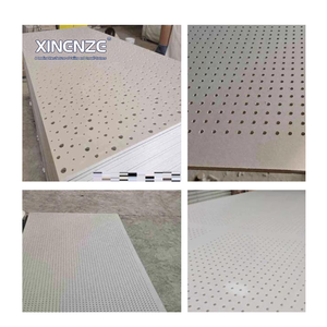 Plaque de plâtre perforée acoustique ignifuge et résistante à l'eau, surface en papier, cloison intérieure, décoration de <span class=keywords><strong>plafond</strong></span> - Product Image 3