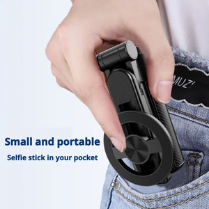Palo Selfie magnético multifuncional 4 en 1 Rotación de 360 ° Compacto y elegante con soporte magnético para teléfono con control BT inalámbrico - Product Image 5