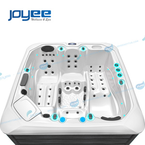 JOYEE 4 personnes Vente en gros directe en usine Spa extérieur de luxe Bain à remous Système Balboa moderne Nouveau <span class=keywords><strong>coin</strong></span> jupe pour <span class=keywords><strong>jacuzzi</strong></span> pour hôtels - Product Image 4