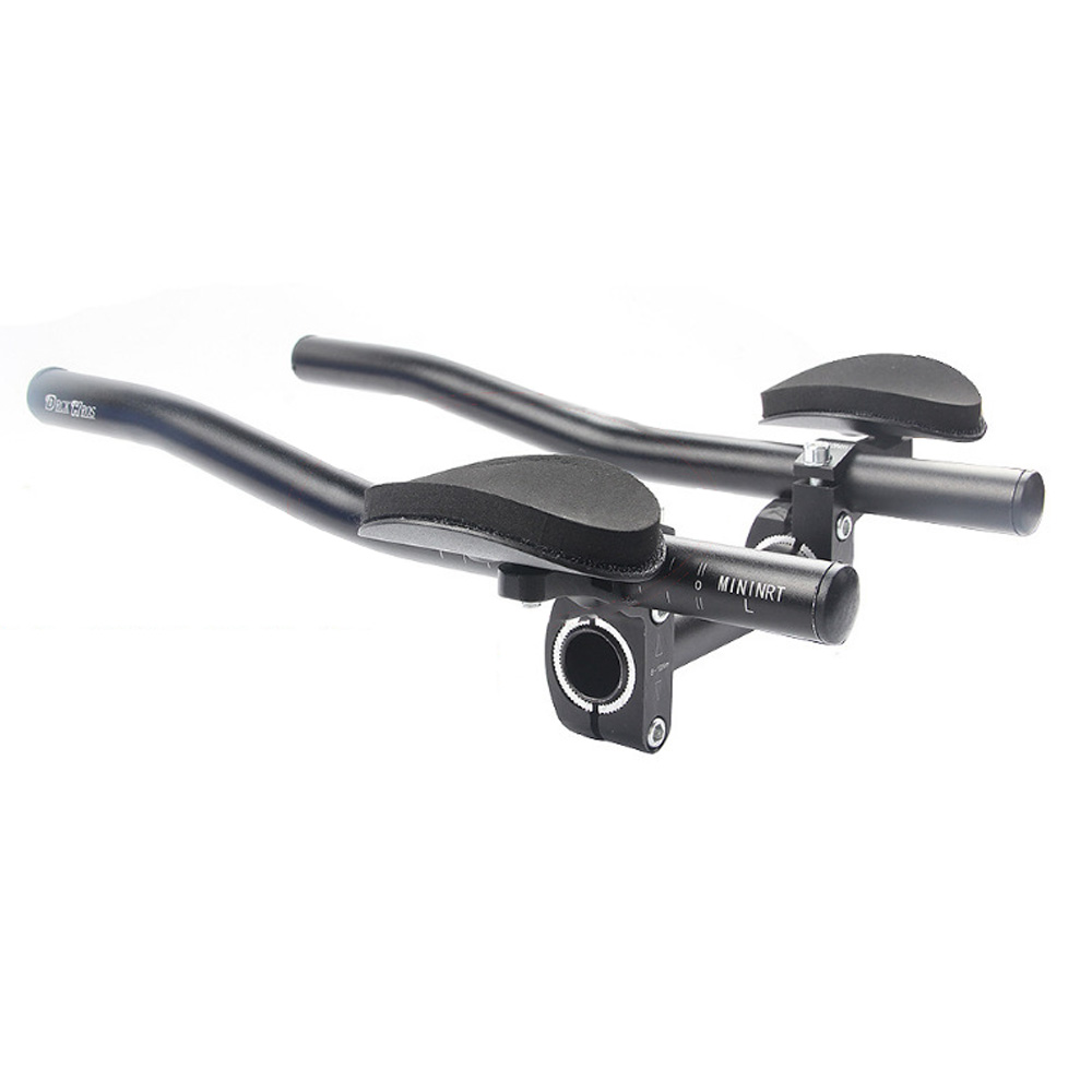 Bicycle Rest Handle Road Mountain Bike Aluminum Alloy Rest Handle Split Adjustable Handlebar Suit for 25.4mm-31.8mm Handlebars