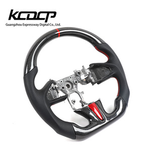 Volant personnalisé en fibre de carbone véritable et PU pour <span class=keywords><strong>Infiniti</strong></span> Q30 Q50 QX50 Q60 QX60 - Product Image 3