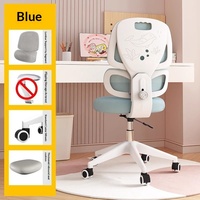 Chaise d'étude ergonomique pour enfants à verrouillage automatique, avec dossier et siège réglables dans 3 directions, et repose-pieds, idéale pour la maison et l'école