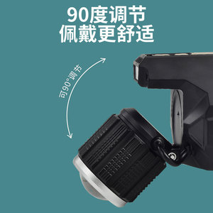 <b>Led</b> Headlamp 2000 MAh Rechargeable <b>Motion</b> <b>Sensor</b> Rotatable 300-499M Range Outdoor Fishing Mining <b>Light</b> - Product Image 3