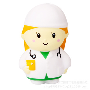 Cartoon Nurse Figure PU <b>Foam</b> Sculpture Tabletop Decoration Artistic <b>Craft</b> 1PC - Product Image 4