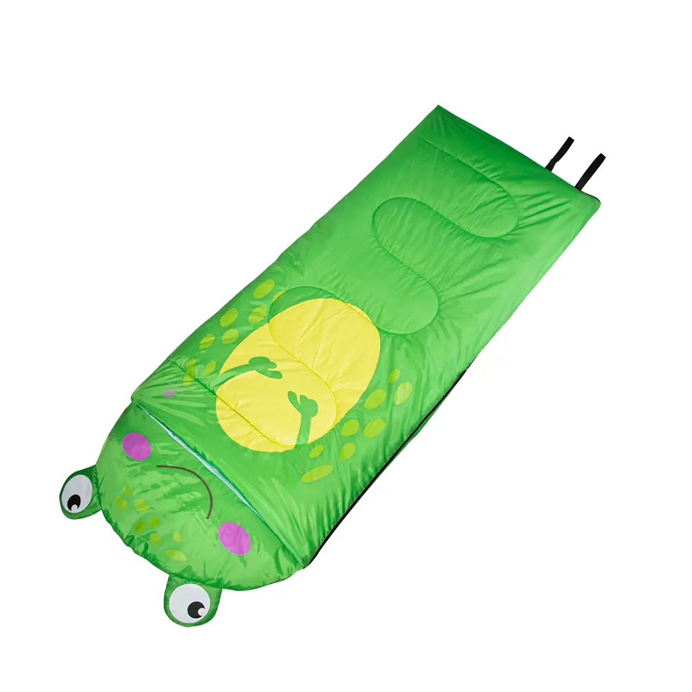 Sac de couchage en forme d'animaux pour enfants, petite grenouille, mignon, camping d'extérieur,