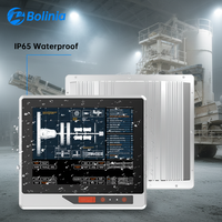 PC táctil industrial completamente cerrada de 17/18.5/19 pulgadas, todo en uno de panel PC sin ventilador montada en la pared integrada a prueba de agua/polvo IP65