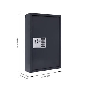 Kỹ thuật số điện tử <span class=keywords><strong>Key</strong></span> lưu trữ Organizer với 100 móc 100 phím <span class=keywords><strong>Key</strong></span> <span class=keywords><strong>Box</strong></span> <span class=keywords><strong>Key</strong></span> an ninh lưu trữ két tủ - Product Image 6