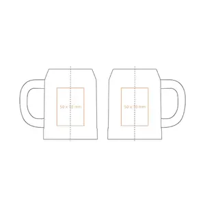 Taza de cerámica BAVARIA, merchandising personalizado - Product Image 3