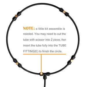 Sistema de Microaspersión S 11 de Baja Presión para Enfriamiento, Eliminación de Polvo, Humidificación, Kit de Riego para Jardín Exterior - Product Image 1
