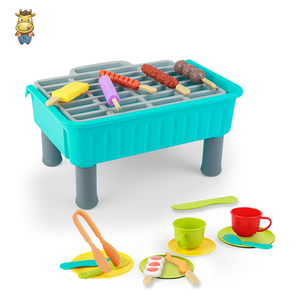 Ensemble de jeu de barbecue pour enfants, 19 pièces, ensemble de jouets de barbecue avec accessoires alimentaires, jouets de cuisine pour le camping en plein air pour enfants - Product Image 5