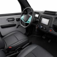 Mini camionnette électrique Cordon 4 places, tout-terrain, freins à disque avant et arrière, roues en aluminium 155, charge utile de 400 kg