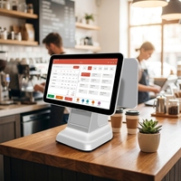 Système de point de vente tout-en-un avec imprimante, scanner, tiroir-caisse, matériel, 15 pouces, 15,6 pouces, machine de caisse enregistreuse, commerce de détail, restaurant, vêtements, appareil de point de vente
