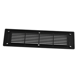 Cache de ventilation en plastique noir pour bus Nova, fixation par vis, accessoire de sortie d'air - Product Image 1