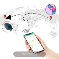 Vibrateur anal en silicone pour femmes avec application et télécommande, 100% étanche, LED arc-en-ciel, 3 vitesses, 10 modes