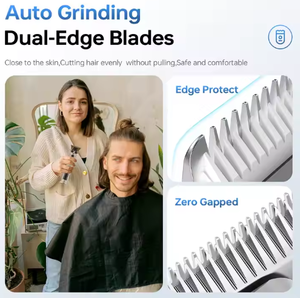 Vendita calda Vintage T9 cipper da barbiere elettrico professionale per uomo Trimmer per capelli con batteria barba Trimmer per uomo - Product Image 6