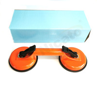 Double ventouse en aluminium pour machine d'extraction de bosses de voiture en verre