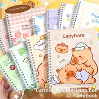 Carnet à spirales A5 A7 Kawaii, mini carnet de poche portable, papeterie pour élèves du primaire, cadeau mignon, personnalisable, vente en gros