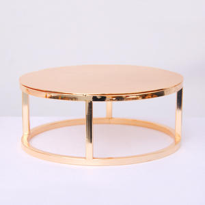 عرض ديكورات الزفاف من Dibei ، ديكور الشاي بعد الظهر ، قبة معدنية ، مجموعة حامل كيك للوجبات الخفيفة ، صواني كيك معدنية - Product Image 4