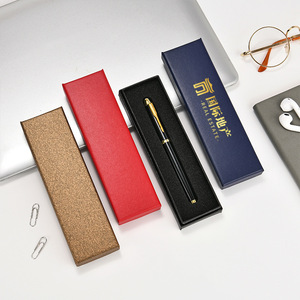 Customizable Gel <b>Pen</b> Gift Box With Logo Printing <b>Gold</b> Foil Stamping Business Gifts Valentine Mother Father Day - Product Image 1