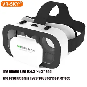 New 3D VR Games Virtual Reality Box For Mobile Gaming Glasses Compatible With IPhone Android Phone G05 Metaverse Headset Movie