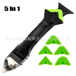 Spatule en silicone 11 pièces avec lame en acier inoxydable et poignée ergonomique pour le remplissage et l'étanchéité du plâtre - Product Image 4