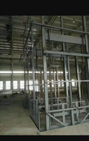 Élévateur de marchandises hydraulique simple de 1 à 20 tonnes avec rail de guidage pour usage en atelier, intérieur/extérieur