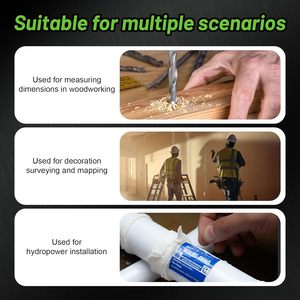 Cinta Métrica de Acero Fluorescente de Alta Precisión de 5M 7.5M 10M, Autoblocante, Engrosada, Resistente al Desgaste y a las Caídas, Diseño Industrial - Product Image 2