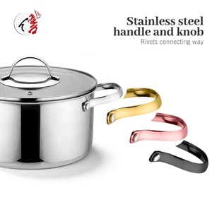 Bộ nồi chảo inox 3 lớp cao cấp Realwin, 9 món, dùng được với bếp từ, kèm nắp kính - Product Image 4