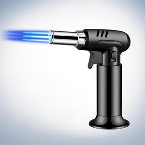 Briquet de cuisine au butane rechargeable avec verrouillage de la flamme, contrôle de la flamme et support de base pour la cuisson (butane non inclus) G25-764 - Product Image 4