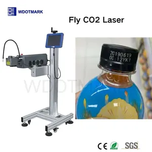 Wdotmark 30W/60W RF Metal Tube Flying CO2 Laser Marking <b>Machine</b> Matching Automated Assembly Production Line Nonmetal <b>Engraving</b> - Product Image 1