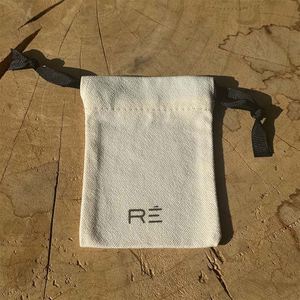 High Quality Recyclable Cotton <b>Drawstring</b> <b>Pouches</b> Customized Logo Dust Bag for Jewelry Promotion for Bracelets Organic Cotton - Product Image 5
