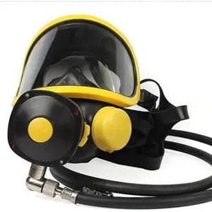 OEMシリコン消防安全球形フルフェイスSCBAマスクフルマスク
