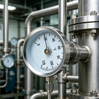 Thermomètre standard à lecture facile avec fixation par clip à ressort – Ventes directes usine