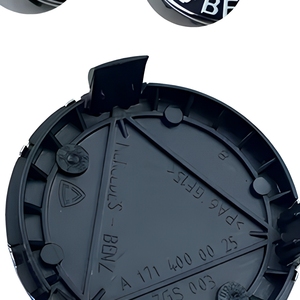 <span class=keywords><strong>Cache</strong></span>-<span class=keywords><strong>moyeu</strong></span> de roue noir 75 mm avec emblème bleu laurier, couvercle de remplacement d'origine pour <span class=keywords><strong>Mercedes</strong></span> Benz - Product Image 5