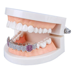 เพชร CZ grillz เต็มปูไมโคร - Product Image 2