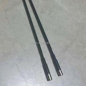 Tige de réglage de manche de guitare, réglable dans les deux sens, avec noyau en acier et clé, en cuir noir - Product Image 2