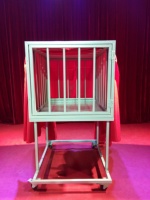Équipement d'illusion pour spectacle professionnel sur scène, cage de feu, tours de magie avec tutoriel vidéo en ligne