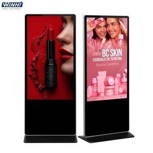 32 43 <span class=keywords><strong>49</strong></span> 55 65in 4K UHD 2160P Android Plancher Vertical Publicité Écran Tactile Affichage Numérique Commercial Écran de Lecture - Product Image 1
