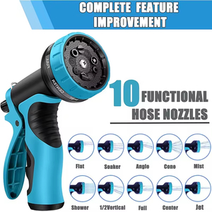 Flexible Adjustable <b>Rubber</b> with Multi Function Nozzle Portable <b>Spraying</b> Watering Hoses - Product Image 6