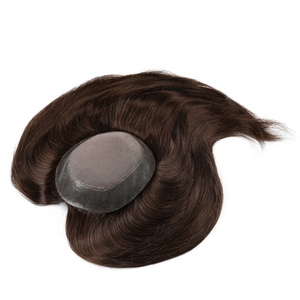 ทูเป้และวิกผมแท้สำหรับผู้หญิงชาวมองโกเลีย สำหรับผมบาง แบบลอนธรรมชาติ ฐานโมโนและพียู สีธรรมชาติ - Product Image 4