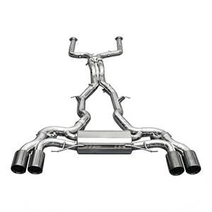 Vortex Stainless Steel Valved Catback <b>Exhaust</b> for BMW F97 X3M F98 X4M with Center Drum Quad Black Tips Pipeline Systems U - Product Image 1