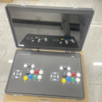 Nouvelle console de jeu d'arcade rétro KUBIXION KU-12314 de 24 pouces, modèle valise nostalgique pour usage domestique, avec double joystick, pliable et à monnayeur, Pandora