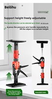 Poteaux de support télescopiques réglables 43-86 cm en acier Q235 avec poignée souple OEM pour armoires et vérins d'installation d'outils