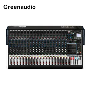 GAX-TFX20 novo tfx série mixer profissional, 20 canais palco dj mixer bt com 24 dsp duplo equalizador de áudio 7 segmentos