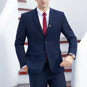 High Quality Custom Formal Suit For Men 3 Pieces Man Business Tuxedo Blazer And Pants Wedding Party Slim Fit Men's Suits