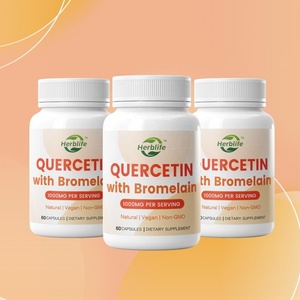 Suplementos Herbales de Quercetina en Cápsulas con Bromelina, Venta Caliente OEM ODM - Product Image 2