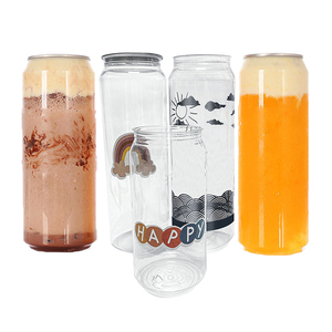 8oz 12oz 13oz 16oz 24oz trasparente per bevande per animali domestici lattine Pop. La Soda personalizzata può 250ml 330ml 500ml 750ml lattine per animali domestici per bevande - Product Image 5