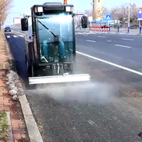 Nouvelle autolaveuse industrielle électrique autoportée haute pression avec canon à brouillard et réservoir d'eau de 922 L